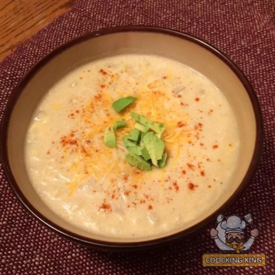 Potato Soup with Fish and Cheese