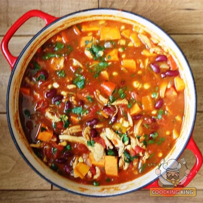 Spicy Chicken and Sweet Potato Stew