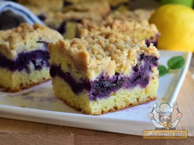 Brighten Your Day With This Lemon Blueberry Crumb Cake