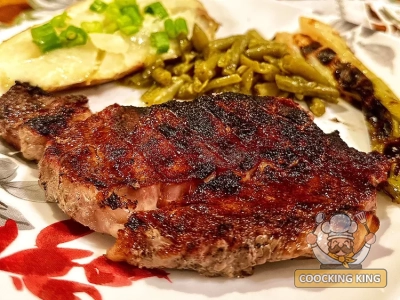 Charcoal-Grilled Ribeye Steak