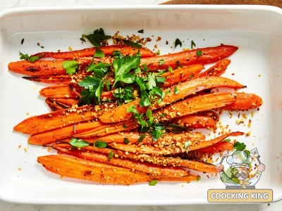 Roasted Carrots with Garlic Bread Crumbs